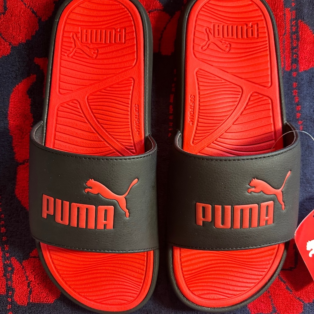 Puma Cool Cat 2.0 Slides Men's Size 9 - Picture 2 of 4